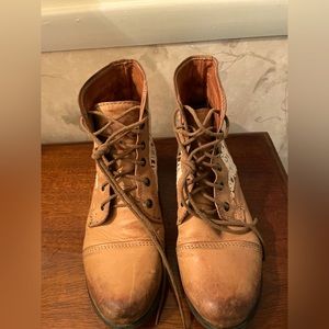 boots, granny style, nicely worn boots. Smoke free and pet free home